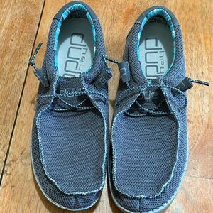 MENS HEY DUDES WALLY SOX CHARCOAL